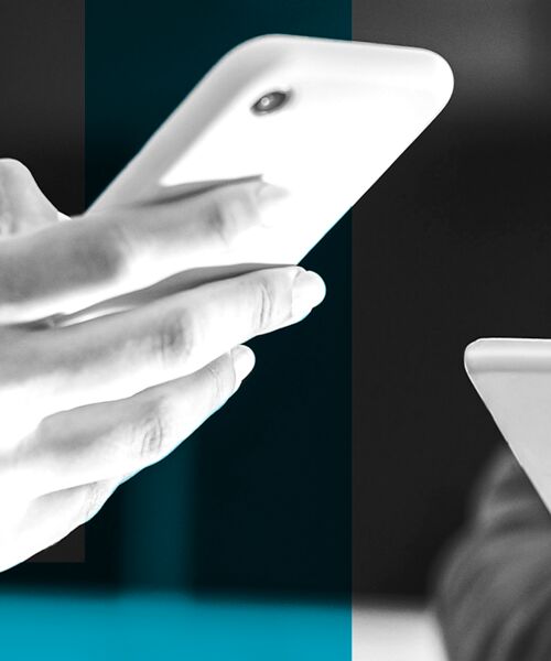 Typing on mobile phone